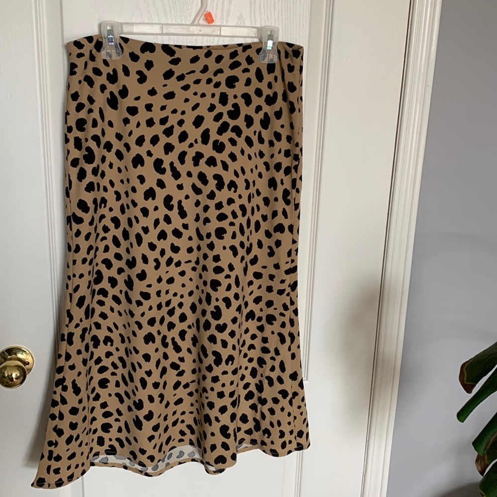 Silky Bias Cut Slip Skirt